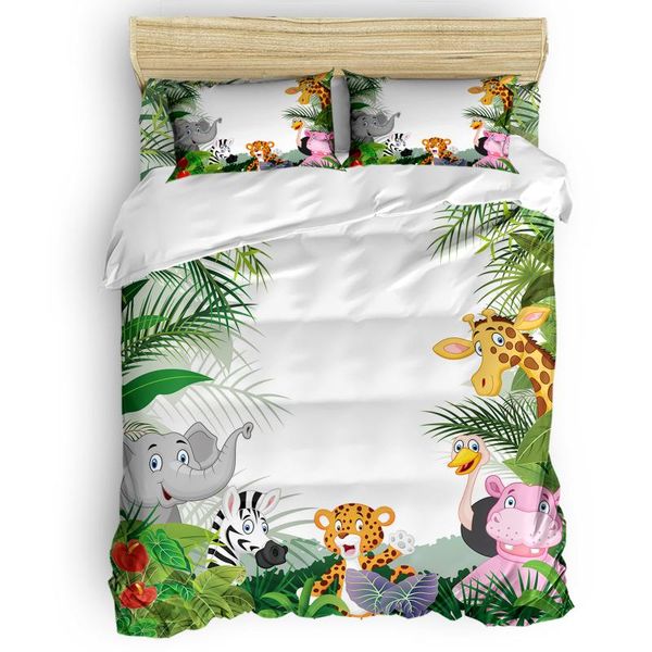bedding sets jungle animal cartoon giraffe elephant duvet cover set with pillowcase home decoration bed comforters king size
bedding sets jungle animal cartoon giraffe elephant duvet cover set with pillowcase home decoration bed comforters king size