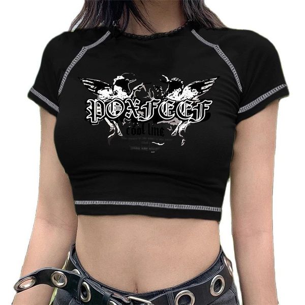 women's sweaters goth women's t-shirt, street aesthetic blouse, hip hop, harajuku, vintage upper garment oisf, White;black
women's sweaters goth women's t-shirt, street aesthetic blouse, hip hop, harajuku, vintage upper garment oisf, White;black