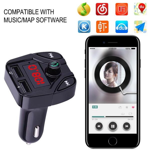 & mp4 players car bluetooth fm transmitter wireless handsmp3 audio player kit calling 5v 2.1a dual usb phone fs
& mp4 players car bluetooth fm transmitter wireless handsmp3 audio player kit calling 5v 2.1a dual usb phone fs