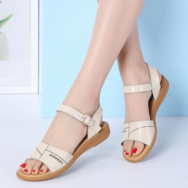 women's sandals summer ladies girls leather vintage buckle casual sewing women shoes solid female platform slippers, Black
women's sandals summer ladies girls leather vintage buckle casual sewing women shoes solid female platform slippers, Black