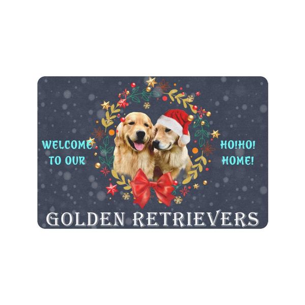 cloocl christmas carpets floor mats 3d graphic golden retriever welcome to our home door mat pets indoor outdoor doormat
cloocl christmas carpets floor mats 3d graphic golden retriever welcome to our home door mat pets indoor outdoor doormat