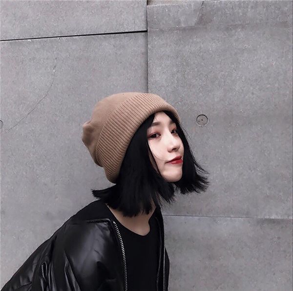 autumn winter thickened soft solid color versatile wool fashion men and women curled edge leisure street warm smooth knitting hat, Blue;gray
autumn winter thickened soft solid color versatile wool fashion men and women curled edge leisure street warm smooth knitting hat, Blue;gray