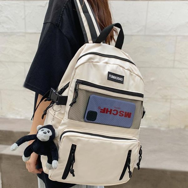 backpack college girl student trendy mesh nylon women school bag ladies kawaii boy buckle male fashion men book
backpack college girl student trendy mesh nylon women school bag ladies kawaii boy buckle male fashion men book