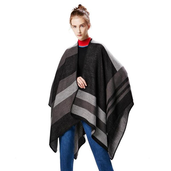 bandanas cashmere scarf women striped print reversible thicker blanket poncho cape female winter warm wool scarves shawls super large
bandanas cashmere scarf women striped print reversible thicker blanket poncho cape female winter warm wool scarves shawls super large