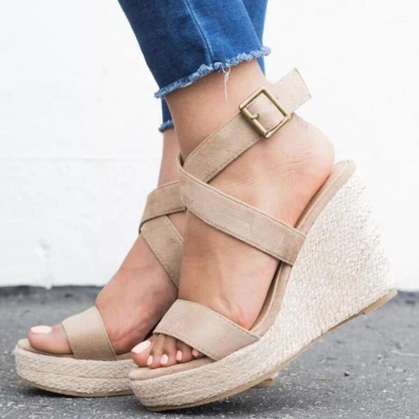 sandals ladies pumps cross-tied high heels platform shoes woman wedge summer zapatos mujer1, Black
sandals ladies pumps cross-tied high heels platform shoes woman wedge summer zapatos mujer1, Black