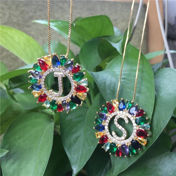 pendant necklaces micro pave rainbow cz cubic zirconia letter necklace name jewelry for women accessories girlfriend gift my2109, Silver
pendant necklaces micro pave rainbow cz cubic zirconia letter necklace name jewelry for women accessories girlfriend gift my2109, Silver