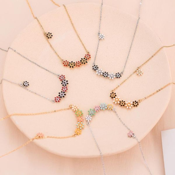 pendant necklaces 2021 women's fashion flower necklace ladylike zircon sweet jewelry accessory blingling gift, Silver
pendant necklaces 2021 women's fashion flower necklace ladylike zircon sweet jewelry accessory blingling gift, Silver