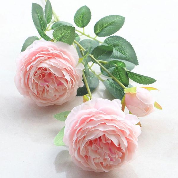 decorative flowers & wreaths 3 heads rose european silk artificial peony for home diy bride wedding decoration wall flower party decor
decorative flowers & wreaths 3 heads rose european silk artificial peony for home diy bride wedding decoration wall flower party decor