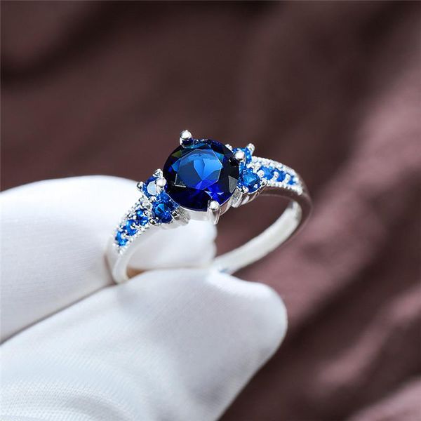 cluster rings luxury female blue crystal stone ring cute zircon silver thin wedding for women classic bridal round engagement, Golden;silver
cluster rings luxury female blue crystal stone ring cute zircon silver thin wedding for women classic bridal round engagement, Golden;silver