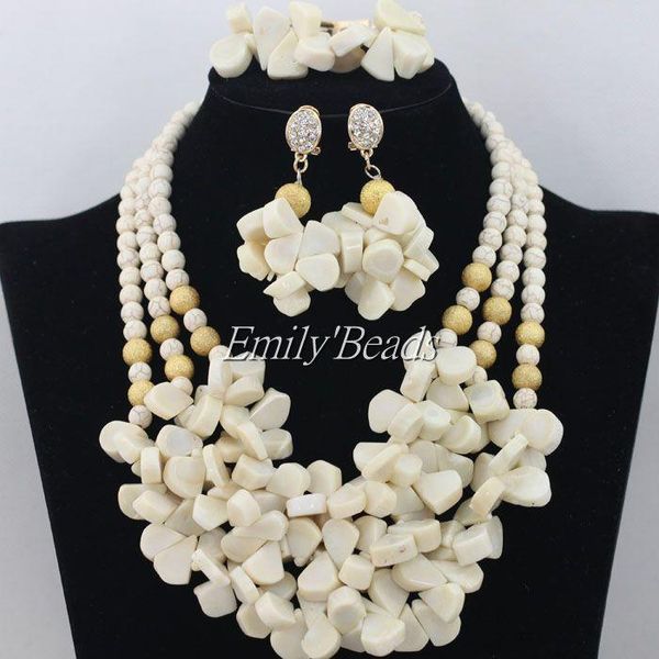 wedding jewelry sets terrific white african coral beads set nigerian brdial necklace bracelet earrings cj449, Slivery;golden
wedding jewelry sets terrific white african coral beads set nigerian brdial necklace bracelet earrings cj449, Slivery;golden