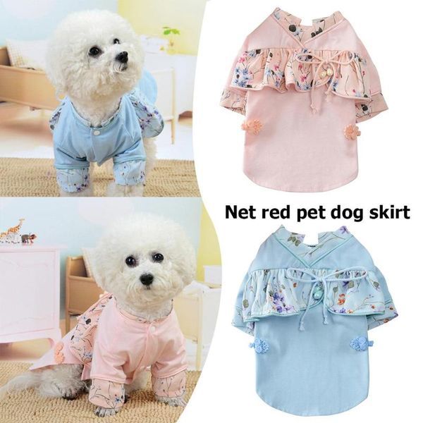 casual pet clothes spring summer cotton cute dog dress elegant skirt for dogs pets clothing pug pink blue s-xl apparel
casual pet clothes spring summer cotton cute dog dress elegant skirt for dogs pets clothing pug pink blue s-xl apparel