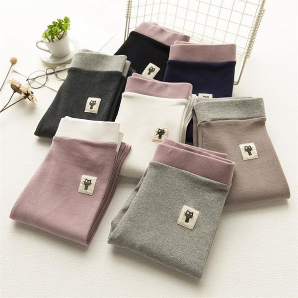 women's leggings 2021 autumn black gray women skinny warm pants kawaii cat legins comfort cotton stretch legging girls d559
women's leggings 2021 autumn black gray women skinny warm pants kawaii cat legins comfort cotton stretch legging girls d559