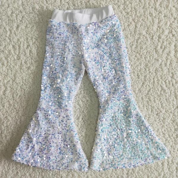 wholesale kid fashionable boutique clothing baby girl cute real sequins white color soft comfortable children bell bottoms pants, Blue
wholesale kid fashionable boutique clothing baby girl cute real sequins white color soft comfortable children bell bottoms pants, Blue