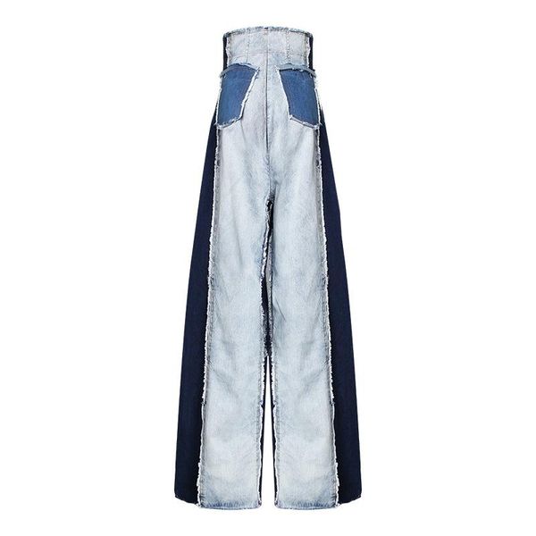 patchwork jeans 2021 spring ultra high waist hit color wide leg women loose fall straight retro shorts women's, Blue
patchwork jeans 2021 spring ultra high waist hit color wide leg women loose fall straight retro shorts women's, Blue