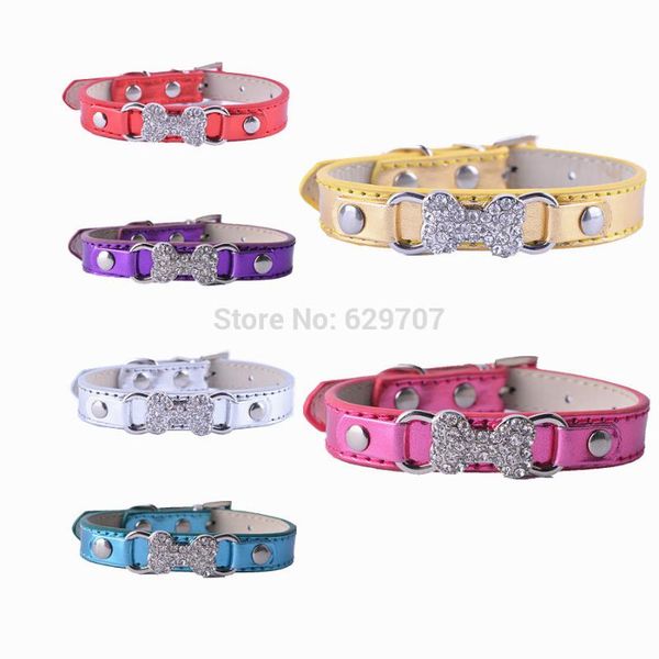 dog collars & leashes rhinestones bone collar perro pu leather adjustable 8-11'' puppy pet supplies pink red gold purple colors
dog collars & leashes rhinestones bone collar perro pu leather adjustable 8-11'' puppy pet supplies pink red gold purple colors