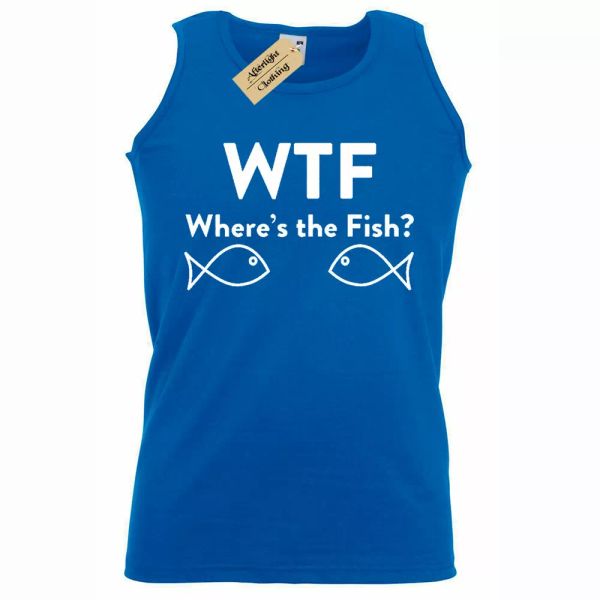 herren wtf wo ist der fisch lustig angeln t-shirt t-shirt ärmelloses top, White;black
herren wtf wo ist der fisch lustig angeln t-shirt t-shirt ärmelloses top, White;black