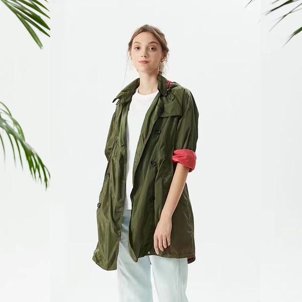 women's trench coats men's summer windbreaker jacket loose hooded thin ladies clothing female oversize coat, Tan;black
women's trench coats men's summer windbreaker jacket loose hooded thin ladies clothing female oversize coat, Tan;black