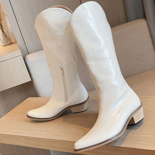 2022 Women Western Boots Cowboy Shoes Knee High Boots Mid Calf Botas Long Boots 2022 Autumn Winter Pointed Toe PU Leather Shoes, Black
2022 Women Western Boots Cowboy Shoes Knee High Boots Mid Calf Botas Long Boots 2022 Autumn Winter Pointed Toe PU Leather Shoes, Black