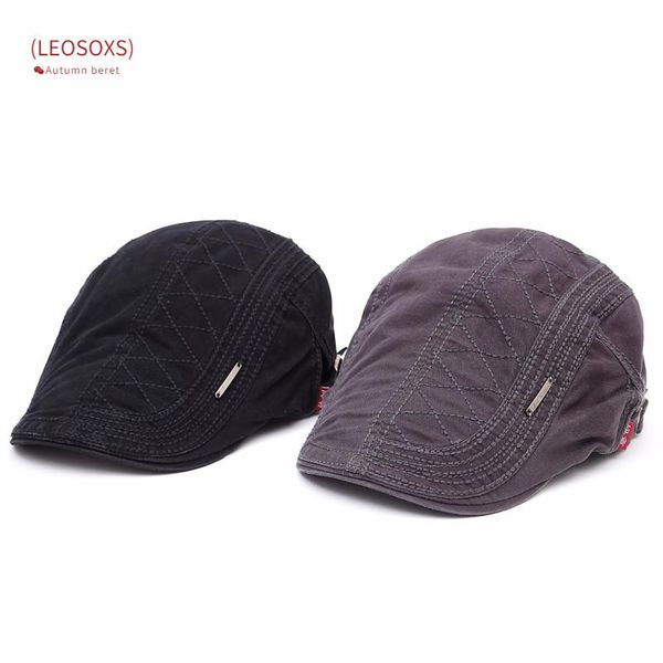 berets (leosoxs) 2021 cotton beret hats for men summer flat cap male vintage casquette caps fall men's hat auntumn winter, Blue;gray
berets (leosoxs) 2021 cotton beret hats for men summer flat cap male vintage casquette caps fall men's hat auntumn winter, Blue;gray