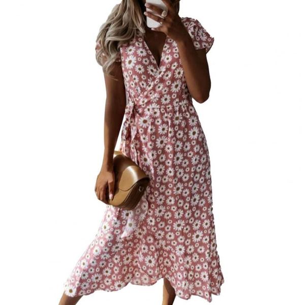 women's swimwear elegant women dress deep v neck vintage floral printing wide hem summer boho dresses a-line flare sleeve casual, White;black
women's swimwear elegant women dress deep v neck vintage floral printing wide hem summer boho dresses a-line flare sleeve casual, White;black