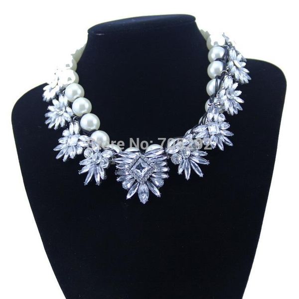 fashion necklace beads chain statement necklace & pendant crystal flower pendant choker women, Golden;silver
fashion necklace beads chain statement necklace & pendant crystal flower pendant choker women, Golden;silver