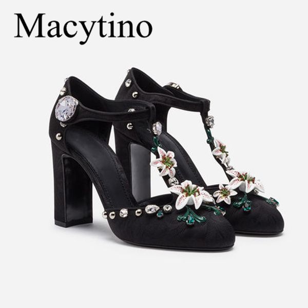 dress shoes designer brand high heels vintage flower embellished t-strap mary janes formal laides lwrd, Black
dress shoes designer brand high heels vintage flower embellished t-strap mary janes formal laides lwrd, Black