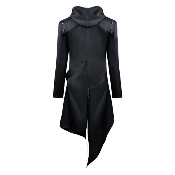 men gothic long sleeve hooded jacket for halloween cosplay vintage costume men's jackets, Black;brown
men gothic long sleeve hooded jacket for halloween cosplay vintage costume men's jackets, Black;brown