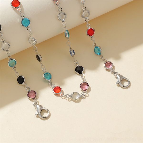7tuc korean accessories braceletmask fashion round color crystal eyeglasses s handmade chain multi function necklace glasses chain bracelet
7tuc korean accessories braceletmask fashion round color crystal eyeglasses s handmade chain multi function necklace glasses chain bracelet
