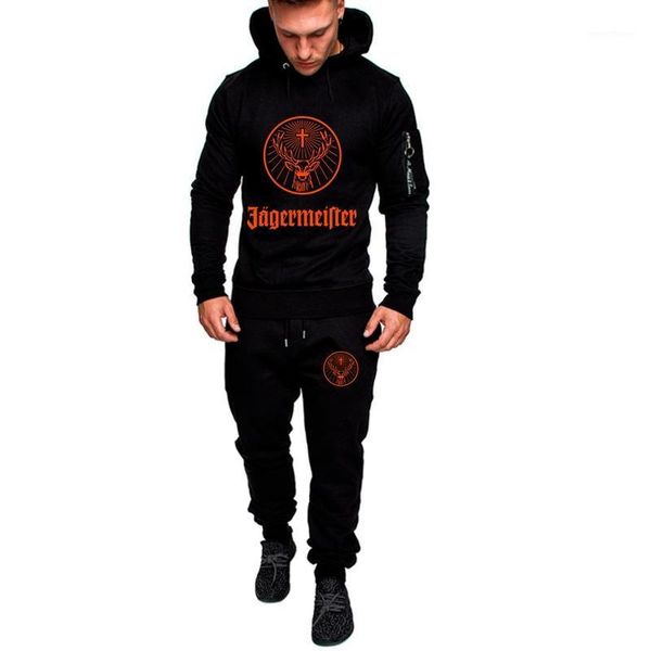 men's tracksuits 2021 jagermeister brand patchwork sports men harajuku style sets fashion camouflage delicate print suit, Gray
men's tracksuits 2021 jagermeister brand patchwork sports men harajuku style sets fashion camouflage delicate print suit, Gray