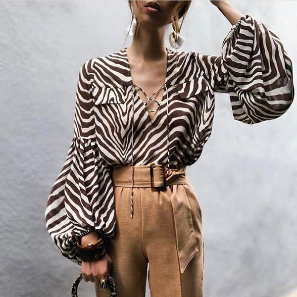summer zebra pattern chiffion blouse women casual loose beach style lantern sleeves shirts ladies women's blouses &, White
summer zebra pattern chiffion blouse women casual loose beach style lantern sleeves shirts ladies women's blouses &, White