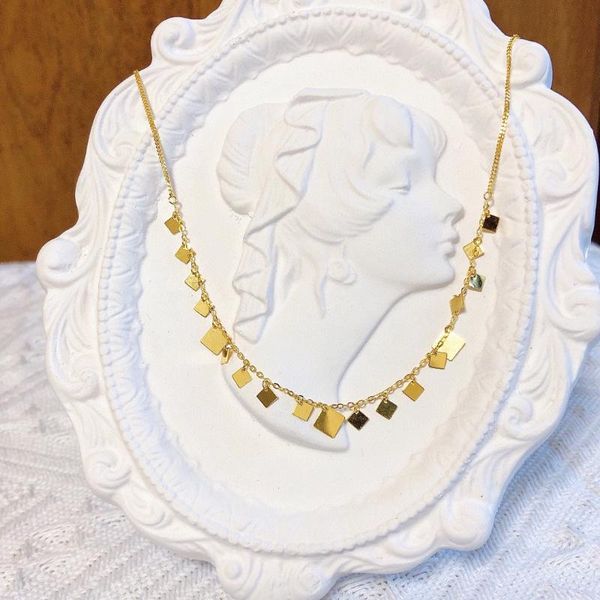chains fashion boutique web celebrity blogger recommended true blades and 18 k gold squares ins party style necklace gift, Silver
chains fashion boutique web celebrity blogger recommended true blades and 18 k gold squares ins party style necklace gift, Silver