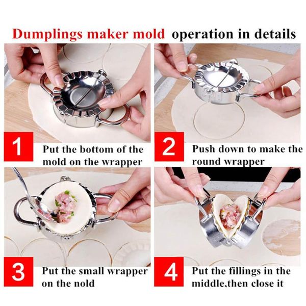 baking & pastry tools stainless steel dumpling mold durable practical fun convenient beautiful
baking & pastry tools stainless steel dumpling mold durable practical fun convenient beautiful