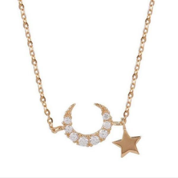 pendant necklaces star moon necklace ins simple temperament net red clavicle chain female tide light, Silver
pendant necklaces star moon necklace ins simple temperament net red clavicle chain female tide light, Silver