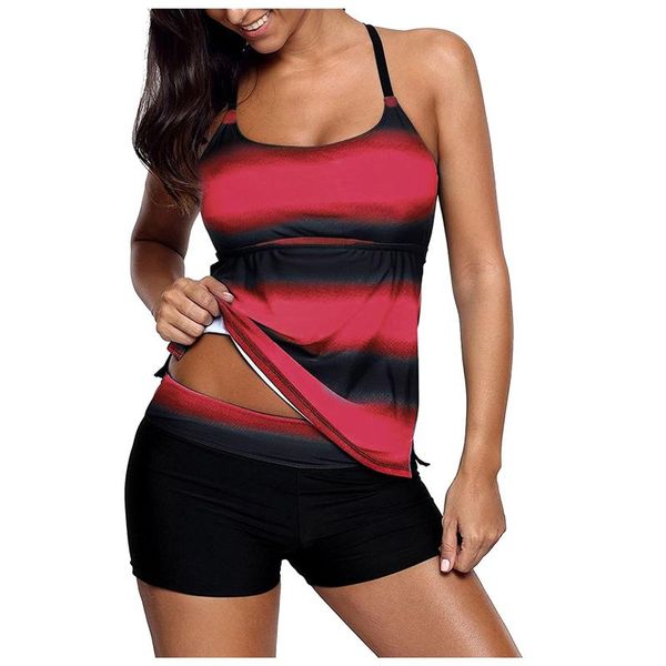 women's swimwear 2021 fashion bikini sets womens o-neck printed split two-piece swimsuit vest backless beachwear beach bathing suits, White;black
women's swimwear 2021 fashion bikini sets womens o-neck printed split two-piece swimsuit vest backless beachwear beach bathing suits, White;black