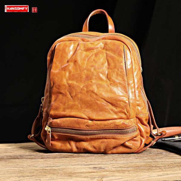 backpack handmade old first layer cowhide men and women models shoulder bag multifunctional can be slung leather casual
backpack handmade old first layer cowhide men and women models shoulder bag multifunctional can be slung leather casual