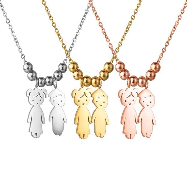 personalized stainless steel boy girl kids pendant necklace women child engraved name date beads necklace family jewelry, Silver
personalized stainless steel boy girl kids pendant necklace women child engraved name date beads necklace family jewelry, Silver