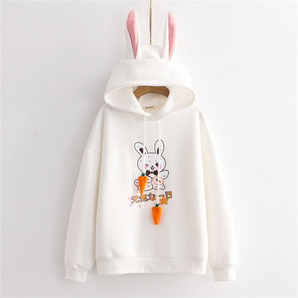 bunny ear kawaii pink hoodies women cute rabbit graphic fleece sweatshirt hoodie for teen girls harajuku japanese pullover, Black
bunny ear kawaii pink hoodies women cute rabbit graphic fleece sweatshirt hoodie for teen girls harajuku japanese pullover, Black