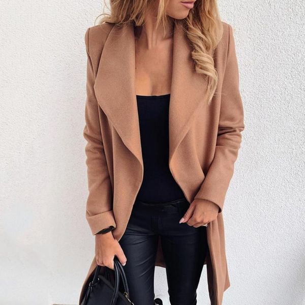 women's vests women elegant lace-up belt long sleeve coat casual fashion slim all-match overcoat fall/winter lapel solid color wool jac, Black;white
women's vests women elegant lace-up belt long sleeve coat casual fashion slim all-match overcoat fall/winter lapel solid color wool jac, Black;white