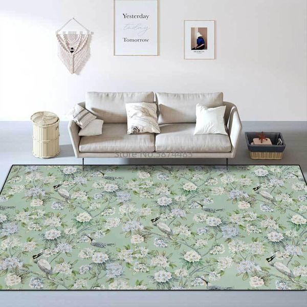 carpets pastoral country small floral fresh green living room bedroom bedside carpet floor mat customization
carpets pastoral country small floral fresh green living room bedroom bedside carpet floor mat customization