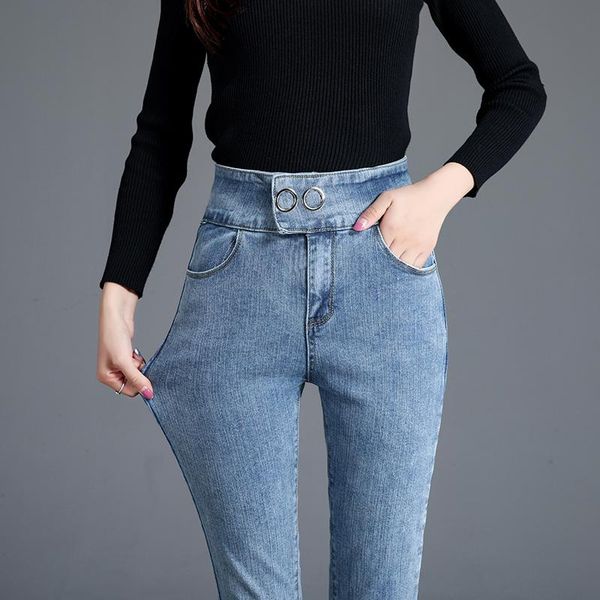 women mom stretch skinny jeans fashion female high waist simple solid washed slim casual ankle-length denim pencil pants women's, Blue
women mom stretch skinny jeans fashion female high waist simple solid washed slim casual ankle-length denim pencil pants women's, Blue