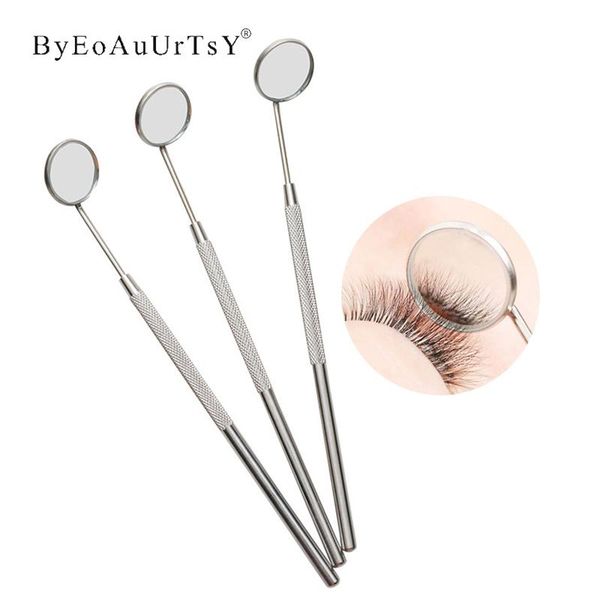 false eyelashes 1/3pc stainless steel checking mirror for eyelash extension portable dental mirrors mouth tooth professional makeup tool
false eyelashes 1/3pc stainless steel checking mirror for eyelash extension portable dental mirrors mouth tooth professional makeup tool