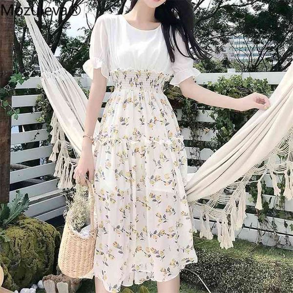 summer v-neck high waist women long splicing dress female floral printed a-line ruffles chic patchwork vestidos 210416, White
summer v-neck high waist women long splicing dress female floral printed a-line ruffles chic patchwork vestidos 210416, White