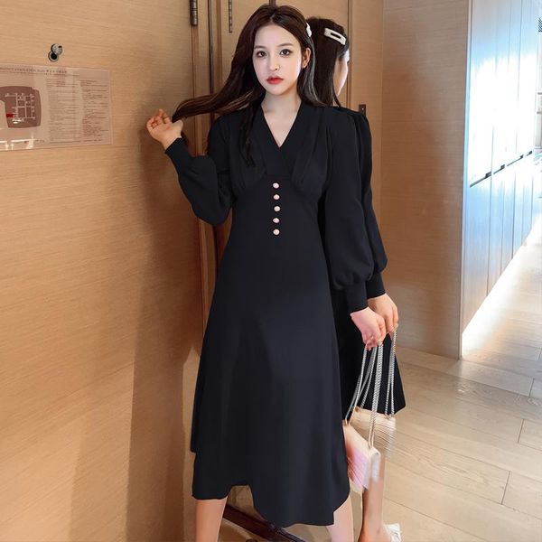 casual dresses coigarsam full women dress knitting solid lantern sleeve purple red black apricot 1981, Black;gray
casual dresses coigarsam full women dress knitting solid lantern sleeve purple red black apricot 1981, Black;gray