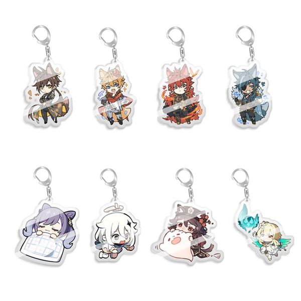 keychains 5-10pcs fashion jewelry key chain genshin impact lumine jean gunnhildr amber razor figure toy acrylic ring pendant bag charm, Silver
keychains 5-10pcs fashion jewelry key chain genshin impact lumine jean gunnhildr amber razor figure toy acrylic ring pendant bag charm, Silver