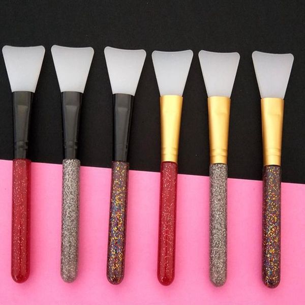 makeup brushes 1000pcs/lot 14cm longth diy silicone mask brush face facial mud mixing shining handle stick
makeup brushes 1000pcs/lot 14cm longth diy silicone mask brush face facial mud mixing shining handle stick