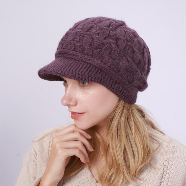 berets autumn winter women warm beret hats fashion knitted female plush beanies hat outdoor lady wool knit flap caps, Blue;gray
berets autumn winter women warm beret hats fashion knitted female plush beanies hat outdoor lady wool knit flap caps, Blue;gray