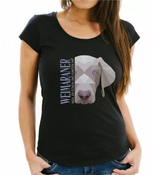 ladies t-shirt polygon weimaraners by siviwonder women dog dogs motif round weimi, White;black
ladies t-shirt polygon weimaraners by siviwonder women dog dogs motif round weimi, White;black