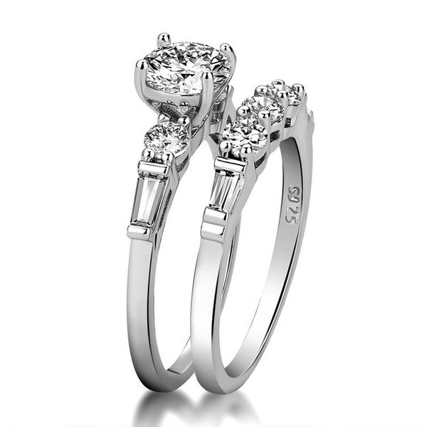 wedding rings exquisite 2-piece crystal zircon couple set elegant women's engagement ring jewelry fashion anniversary gifts, Slivery;golden
wedding rings exquisite 2-piece crystal zircon couple set elegant women's engagement ring jewelry fashion anniversary gifts, Slivery;golden