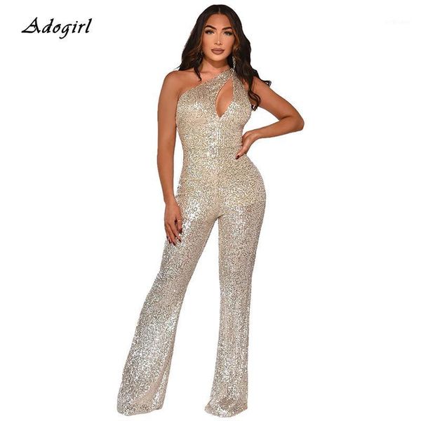women's jumpsuits & rompers elegant one shoulder sequined jumpsuit hollow out sleeveless bodycon women wide leg pants night clubwear ov, Black;white
women's jumpsuits & rompers elegant one shoulder sequined jumpsuit hollow out sleeveless bodycon women wide leg pants night clubwear ov, Black;white