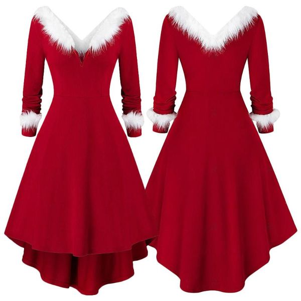 casual dresses christmas swing dress women's winter costume fancy xmas red long sleeve cotton party vestido de mujer, Black;gray
casual dresses christmas swing dress women's winter costume fancy xmas red long sleeve cotton party vestido de mujer, Black;gray